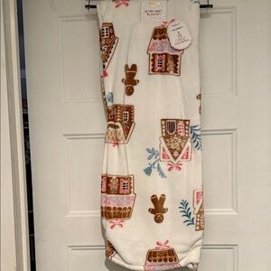 KIDS Gingerbread House Plush Throw Blanket